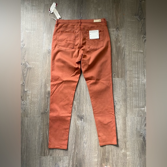 NWT Anthropologie AG Abbey Sateen high-rise skinny ankle jeans. Size 31 - Picture 5 of 9